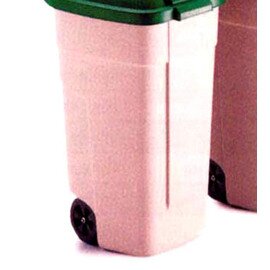wheeled container 100 l plastic beige  L 505 mm  B 525 mm  H 800 mm product photo