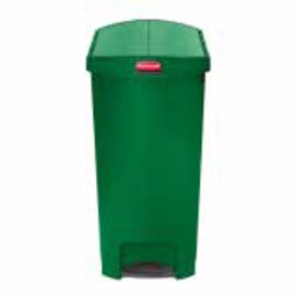 pedal bin plastic 90 ltr blue hinged lid with inner bin product photo