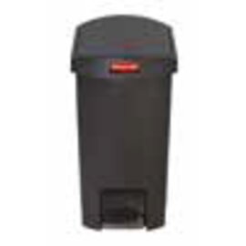 pedal bin plastic 30 ltr green hinged lid with inner bin product photo