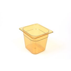 Gastronorm bowls GN 1/6  x 150 mm plastic amber coloured product photo