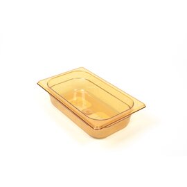 Gastronorm bowls GN 1/4  x 100 mm plastic amber coloured product photo