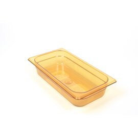 Gastronorm bowls GN 1/3  x 100 mm plastic amber coloured product photo