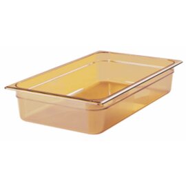 Gastronorm bowls GN 1/1  x 100 mm plastic amber coloured product photo