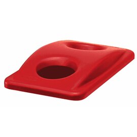 FG269288RED Deckel Slim-Jim mit 2 x Flascheneinwurf für FG3540 + FG3541, rot, 51,8 x 29 x 7 cm, Polyethylen product photo