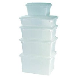 food container polyethylene white 13.2 l  L 457 mm  B 305 mm  H 152 mm product photo