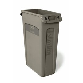 waste container 87 ltr plastic beige  L 558 mm  B 279 mm  H 762 mm with ventilation duct product photo