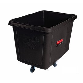 trolley cube truck black 2 swivel castors|2 fixed castors 965 mm  x 660 mm  H 714 mm product photo