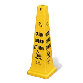 warning sign stand • Attention danger of slipping | international 311 mm x 311 mm H 914 mm product photo