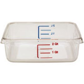 Rubbermaid food container polycarbonate clear transparent 19 ltr flat L 457  mm B 660 mm H 89 mm