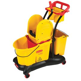 mob cart yellow 4 castors 734 mm  x 462 mm  H 980 mm product photo