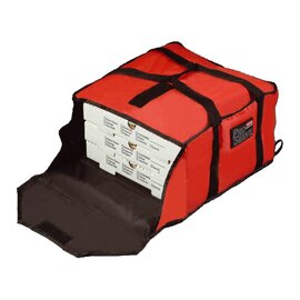 CLEARANCE | pizza bag red  • insulated  | 457 mm  x 438 mm  H 196 mm product photo