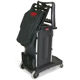 hotel cart black | 1314 mm  x 558 mm  H 1118 mm product photo