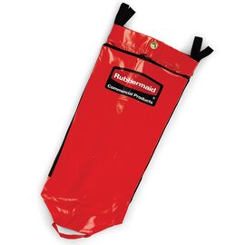 FG9T9300RED Recycling-Sack mit seitlichem Reißverschluß und universellen Recyclingzeichen, Farbe: Rot, 128,7L, 44,4 x 26,7 x 83,8 cm product photo