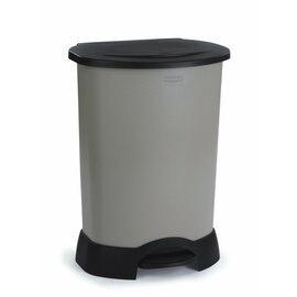 Step-On Tret waste container, material: polypropylene, color: light platinium, 61,5 x 50 x 86,9 cm, capacity: 114 ltr. product photo