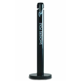 ash column SMOKERS POLE aluminium black floor model  Ø 102 mm  H 1079 mm product photo