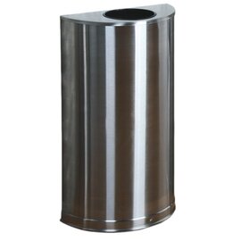 waste container DESIGNER LINE 45 ltr stainless steel aperture on top  L 458 mm  B 229 mm  H 813 mm product photo