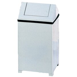 Waste container &quot;Waste Master&quot;, 60 L, with 40 L plastic insert, powder coated, white product photo