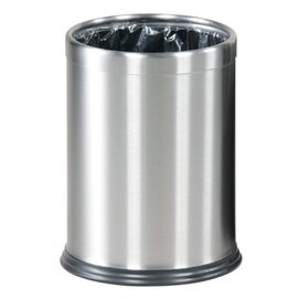 waste container hide-a-bag 13.2 l stainless steel fireproof Ø 241 mm  H 318 mm product photo