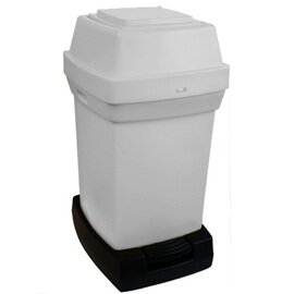 nappy pail NAP2 65 ltr plastic grey with pedal  L 410 mm  B 470 mm  H 770 mm product photo