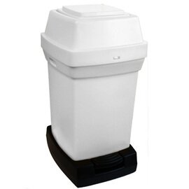 nappy pail 65 ltr plastic white with pedal  L 410 mm  B 470 mm  H 770 mm product photo