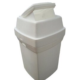 nappy pail NAP2 65 ltr plastic grey  L 410 mm  B 410 mm  H 710 mm product photo