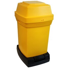 nappy pail NAP2 65 ltr plastic yellow with pedal  L 410 mm  B 470 mm  H 770 mm product photo