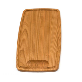 wooden cutting board cherry wood L 450 mm x 280 mm x 25 mm | juice rim product photo