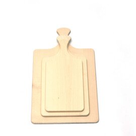 meat serving platter wood  L 370 mm with handles  B 180 mm  H 15 mm product photo