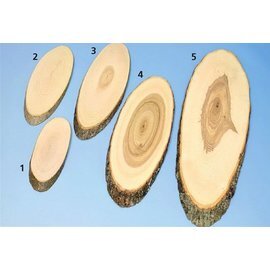 bark wood board wood oval  L 320 mm product photo