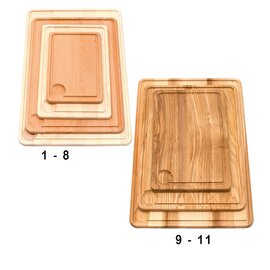 carving board Size 1 maple with juice rim | 300 mm  x 200 mm  H 20 mm product photo