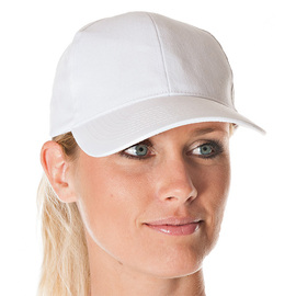 baseball cap one-size-fits-all polycotton white product photo