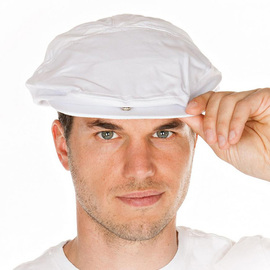 peaked cap CLUBKAPPE one-size-fits-all polycotton white product photo