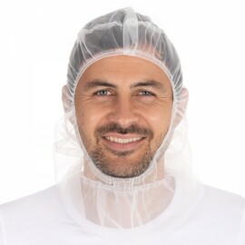 astronaut's hood universal white nylon product photo  S
