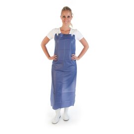 vinyl apron SUPERSTARK vinyl 300 µm blue  L 900 mm  H 1150 mm product photo