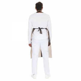 disposable aprons in a bag HYGOSTAR black LDPE (low density polyethylene) 25 my L 700 mm H 1100 mm product photo  S