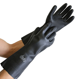 chemical protective gloves CHEMO S black 330 mm product photo