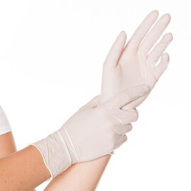 nitrile glove ALLFOOD SAFE S nitrile white powder-free | disposable product photo