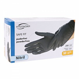 nitrile gloves SAFE FIT XS nitrile black | 240 mm product photo  S