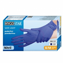 nitrile gloves SAFE LIGHT S nitrile blue | 240 mm product photo  S