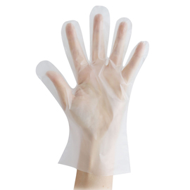 disposable glove ALLFOOD THERMOSOFT XL TPE transparent powder-free | disposable product photo