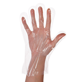 HDPE gloves POLYCLASSIC STRONG L transparent 280 mm product photo