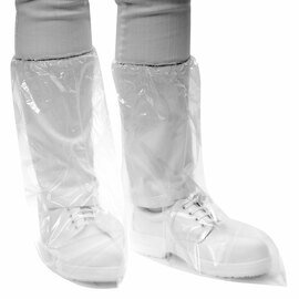 protection set MICROPOROUS HYGOSTAR white jumpsuit | mouthguard | overshoes | glasses | gloves | garbage bag product photo  S