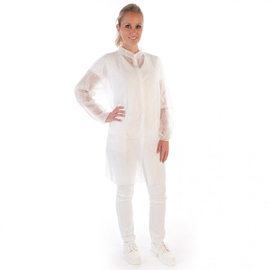 visitor Coat LIGHT XL PP fleece white L 1100 mm product photo