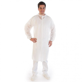visitor Coat STRONG XL PP fleece 50g/m² white L 1100 mm product photo