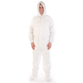 overall XL SMS white fire-retardant product photo