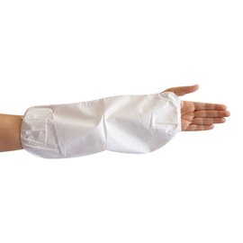 protection sleeve Mikroporous white L 410 mm with thumb hole product photo