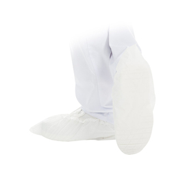 Shoe Covers CPE disposable 50 my white L 410 mm with coated product photo
