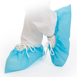 overshoe ANTI SLIDE disposable universal CPE 50 µm blue  L 410 mm product photo