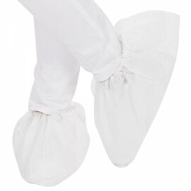 Shoe Covers HYGOSTAR white CPE L 440 mm product photo