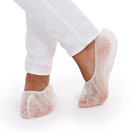 fisposable footie socks FOOT-FRESH 34 - 42 PP fleece white product photo